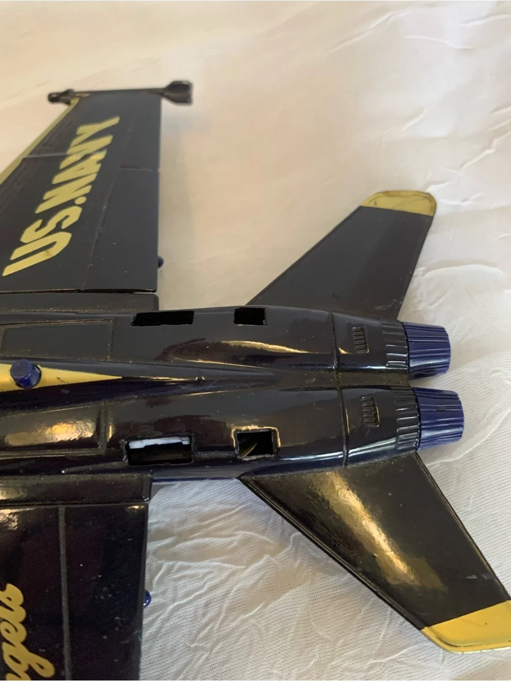 Blue Angels Die Cast,Fighter Jet. with Pull Back Action, 7x5
